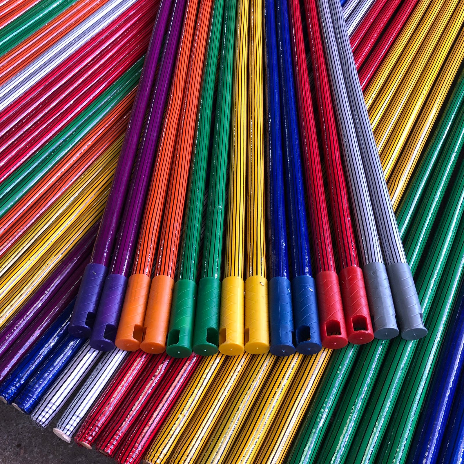 High-Performance Outdoor & Indoor Cleaning Kit – Durable PVC Plastic Broom with Long Handle, Floor Wiper, and Matching Dustpan Set