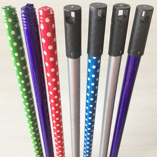 Manufacturer Supply Eco-Friendly PVC Broom Stick with Natural Wood Handle – High Quality Household Cleaning Tools