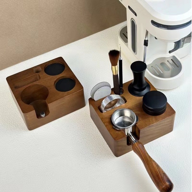 Premium wooden handle for manual coffee grinder and specialty coffee accessories