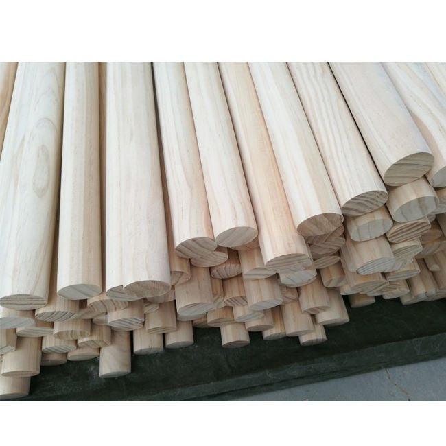 Durable Poplar Wood Broom with Plastic PET Head – Knot-Free Household Cleaning Broom Wholesale from China